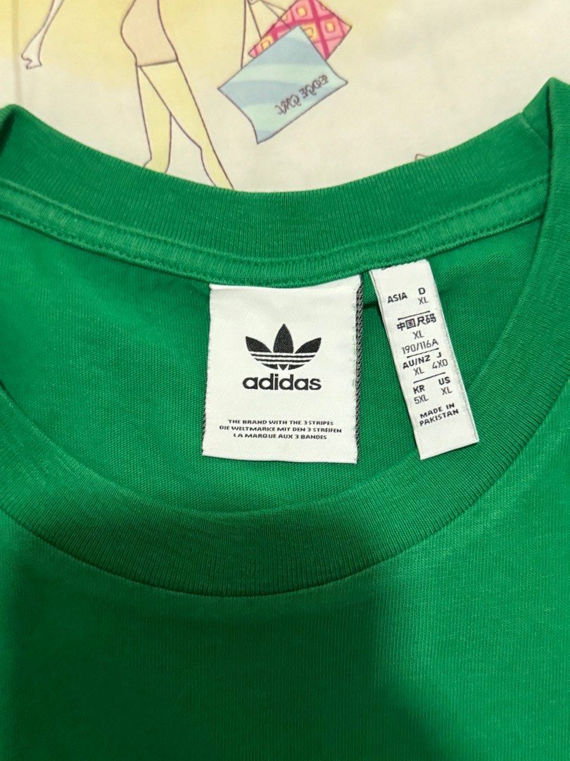 AUTHENTIC ADIDAS XL GREEN TSHIRT (Category: Tshirts & Polo Shirts ) located in Malabon City. Submitted by solijustuff (Listing ID 1392371769, Image 2). Description: Like new!!! Actually almost brand new just no tags you can see the condition based on the photos :)) Willing to nego but not too much as this is for my Dog’s funds.