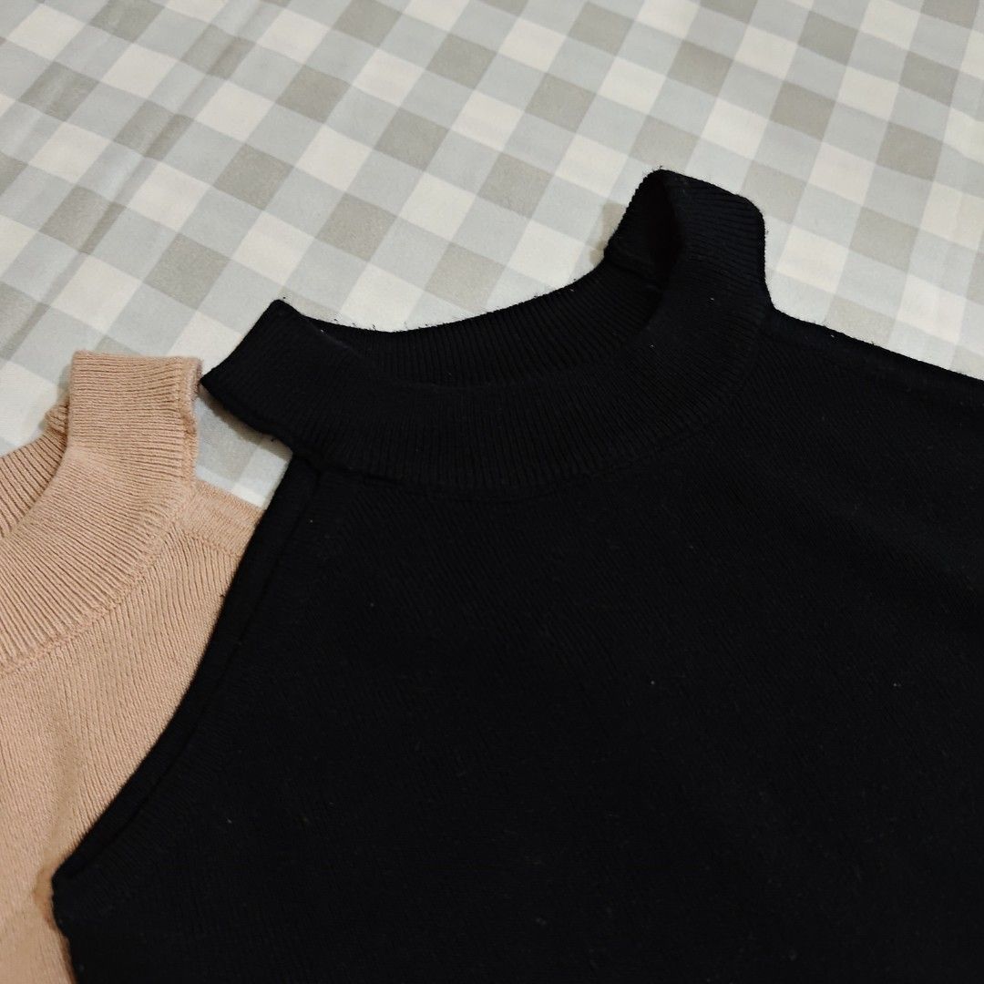 Beige and Brown Sleeveless Tops (Small Size) (Category: Sleeveless) located in Makati City. Submitted by almieland (Listing ID 1392377640, Image 3). Description: Fits small frames Shipping fee c/o buyer.
