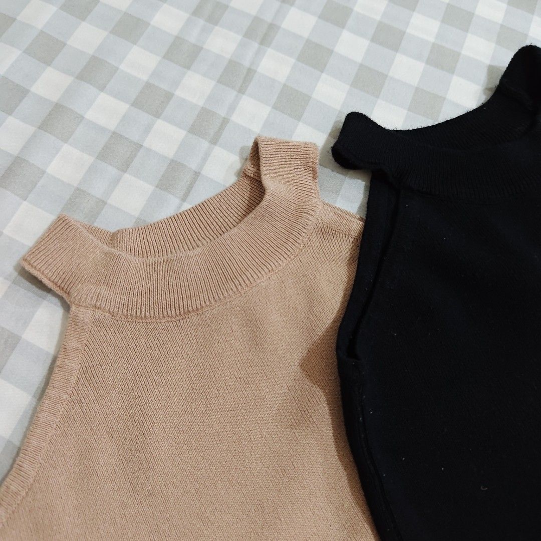 Beige and Brown Sleeveless Tops (Small Size) (Category: Sleeveless) located in Makati City. Submitted by almieland (Listing ID 1392377640, Image 2). Description: Fits small frames Shipping fee c/o buyer.