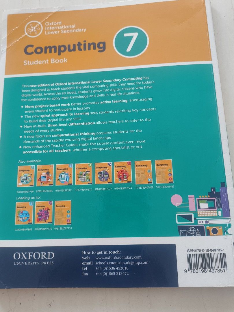 Computing student book (Category: Announcements) located in Kuala Lumpur. Submitted by anand_0112 (Listing ID 1392372186, Image 2). Description: looks like new. No scribbling Done..
