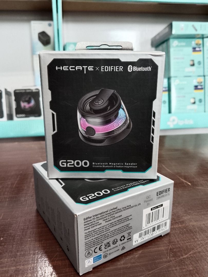 Edifier G200 Magnetic Bluetooth Speaker (Category: Soundbars, Speakers & Amplifiers) located in Pasig City. Submitted by technofuseofficial (Listing ID 1392356278, Image 3). Description: Edifier G200 Magnetic Bluetooth Speaker Brand New and Original Items Store Location: 4F Unit 402, 604 Shaw Boulevard, Barangay Kapitolyo, Pasig City Same Day Delivery: - Lalamove delivery within Metro Manila - For walk-ins: Always PM first for item availability -