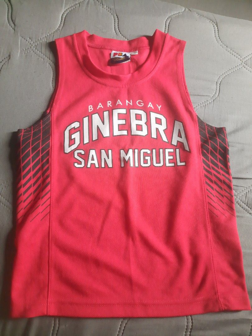Ginebra San Miguel Jersey (Category: Babies & Kids Fashion) located in Pasig City. Submitted by karcart (Listing ID 1392342126, Image 1). Description: .