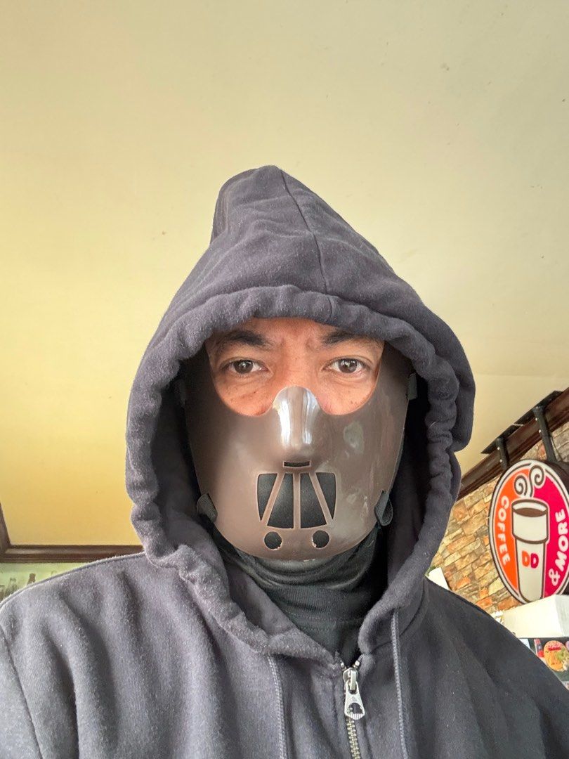 Hannibal Lecter Mask Halloween Mask (Category: Western Merchandise) located in Pasig City. Submitted by JMToysandCollectibles (Listing ID 1392305797, Image 1). Description: ‼️ON HAND STOCKS‼️ Hannibal Lecter MaskHalloween Mask ✅️399 Each ✅️with double push lock strap Pick Up or Delivery via Lalamove/ Grab MOP: Gcash/ BPI/ BDO.