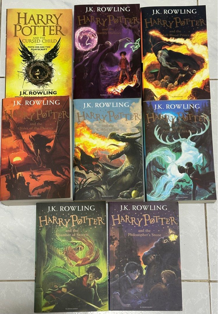 Harry Potter Bookset [Unused] (Category: Storybooks) located in Manila. Submitted by gpreloved2026 (Listing ID 1392410469, Image 2). Description: Includes 8 books Shipping c/o buyer No return, no exchange .