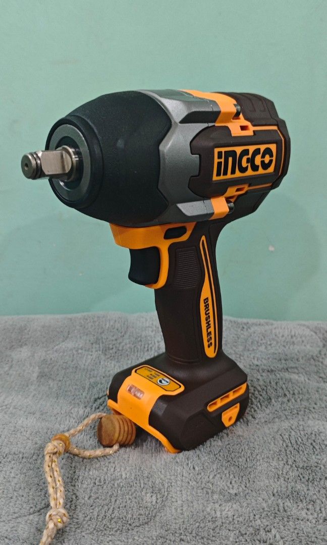 Ingco impact wrench (Category: Construction Tools & Equipment) located in Marikina City. Submitted by ceejayhans (Listing ID 1392455948, Image 3). Description: brandnew and original ingco impact wrench 850nM brushless motor with 1pc 4ah battery with charger with socket set 10pcs montalban located.