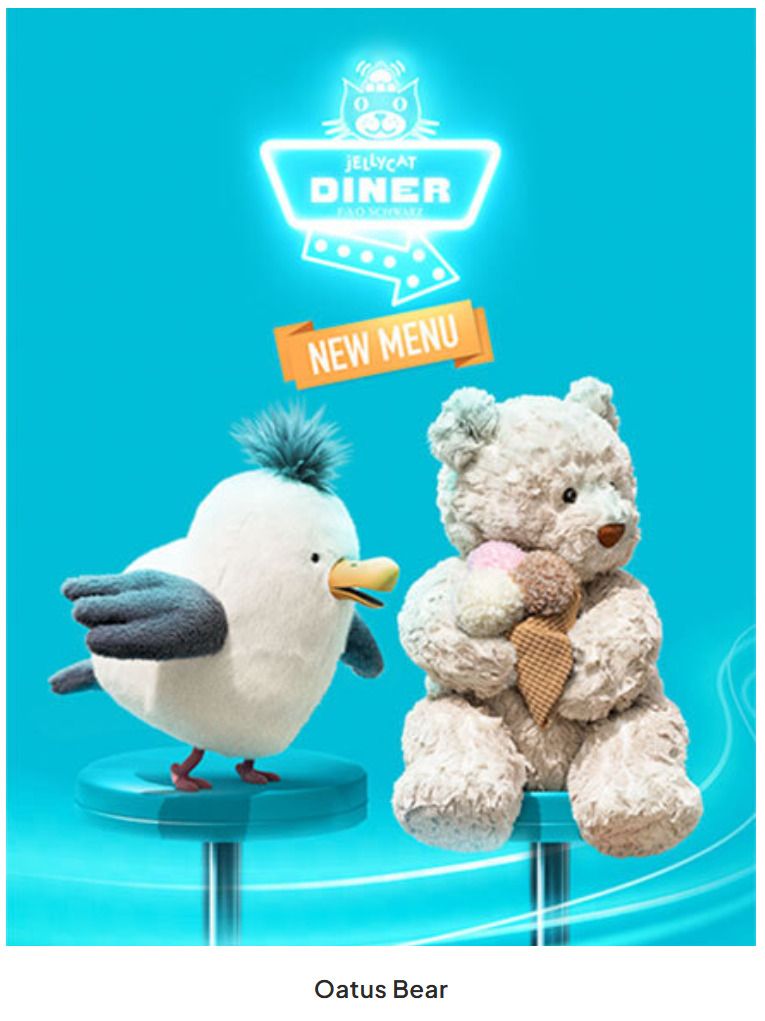 Jellycat NYC Exclusive Strutton Pigeon / Oatus Bear, Toys ...