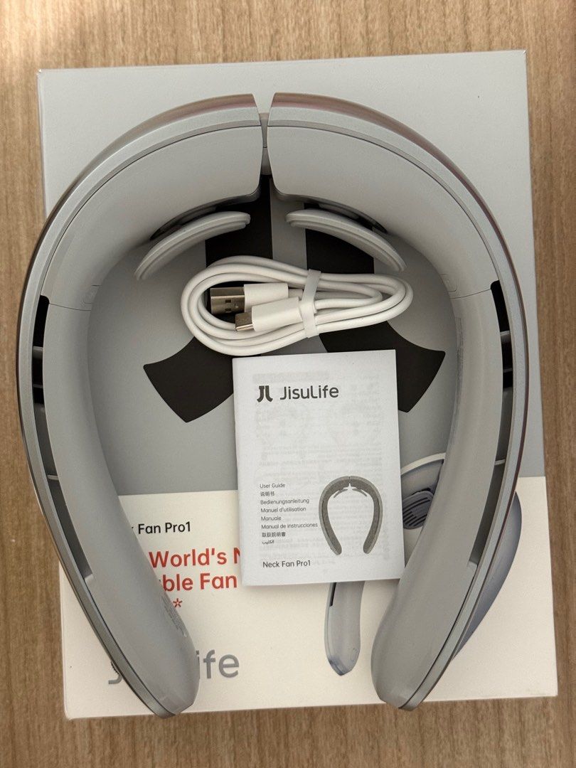 JisuLife Neck Fan Pro 1 (Category: Fans) located in Manila. Submitted by jj11662 (Listing ID 1392404157, Image 1). Description: Adjustable JisuLife Neck Fan Original!!! with box, charger and manual inside ₱ 2,299 original price!! (slide the pictures for more info and details) Perfect for students or commuters para less hassle! rfs: di masyado nagagamit.