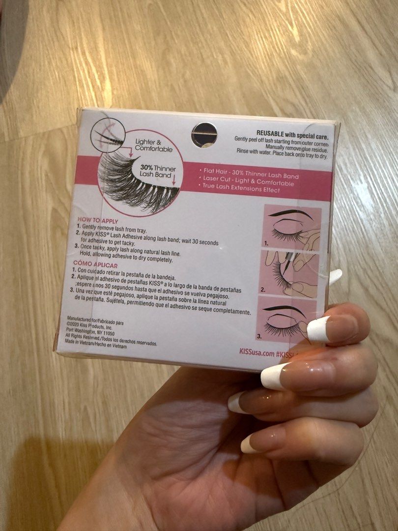 Kiss lashes royal silk (Category: Makeup) located in Manila. Submitted by stacey788 (Listing ID 1392453011, Image 2). Description: Best seller kiss lashes royal silk - i have 6 pcs Rfs decluttering Brand new Makati Lalamove .