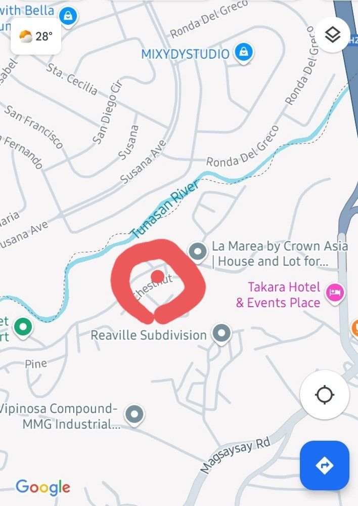 La Marea Property (Category: Lot) located in Paranaque City. Submitted by fdubana (Listing ID 1392355180, Image 2). Description: Flood free vacant residential (193.0 sq.m.) located at La Marea Subd.(exclusive/secured), San Pedro, Laguna. Near Union Drive gate and Country drive (main road) Clean title, price negotiable. Lot frontage: 11.90 m Depth: 15.00 m.