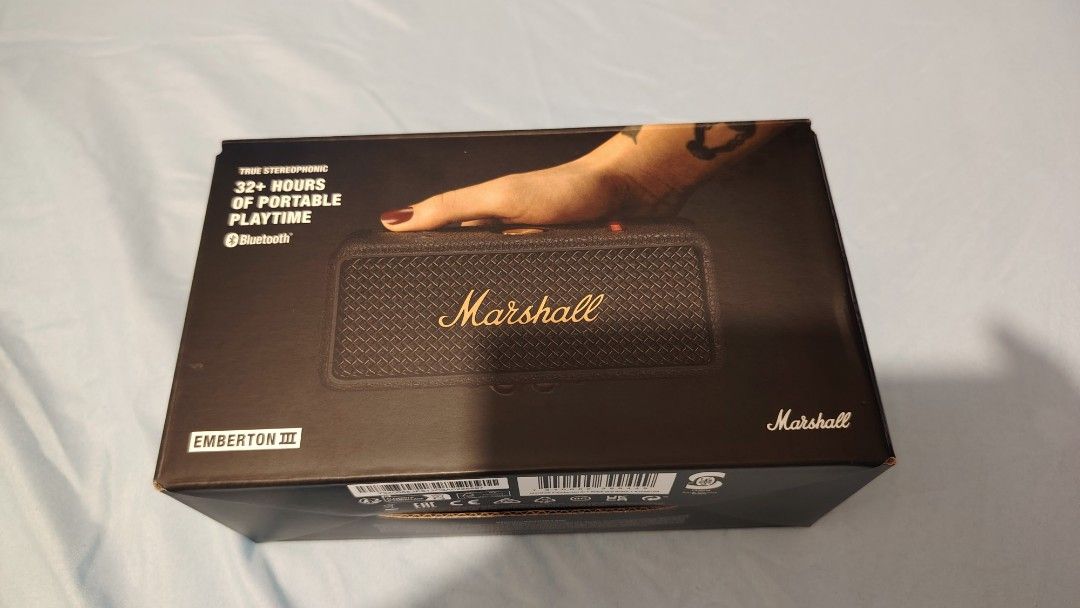 Marshall emberton 3 (Category: Soundbars, Speakers & Amplifiers) located in General Trias. Submitted by emv2476 (Listing ID 1392467461, Image 1). Description: Selling Marshall emberton 3. Pwede po meet up Pampanga area.