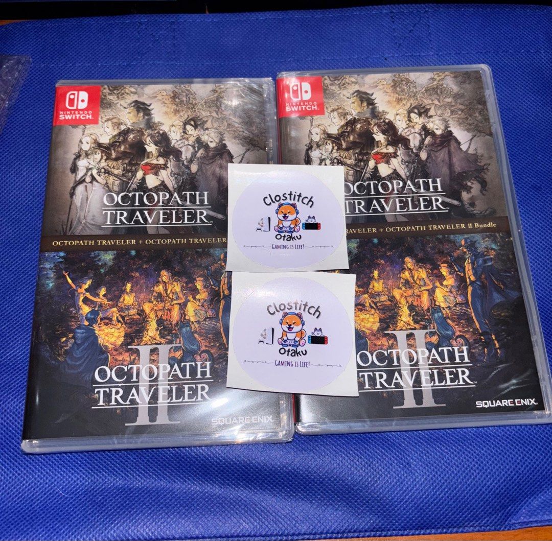 Nintendo Switch Octopath Traveler + Octopath Traveler II Bundle (Category: Nintendo) located in Quezon City. Submitted by clostitchotaku100 (Listing ID 1361673921, Image 1). Description: ☑️Brand New ☑️Sealed ☑️ 100% Original ☑️Payment Methods: COD(2k max), Gcash, BPI ☑️Shipping via lala move. Buyer’s Expense ☑️ Location: Wilsonville Subdivision Project 6, Culiat Quezon City ☑️Fb Main marketplace: Clostitch Otaku.