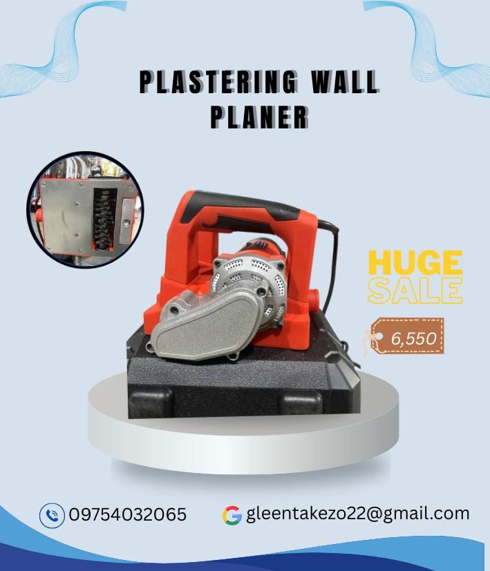 Plastering wall Planer (Category: Construction Tools & Equipment) located in Manila. Submitted by gleentakez04179 (Listing ID 1392326272, Image 1). Description: FOR MORE INFO CALL US 0️⃣-9️⃣-6️⃣-5️⃣-6️⃣-1️⃣-7️⃣-3️⃣-0️⃣-0️⃣-8️⃣ 0️⃣-9️⃣-7️⃣-5️⃣-4️⃣-0️⃣-3️⃣-2️⃣-0️⃣-6️⃣-5️⃣ Look for Jols or Gleen TAKEZO INDUSTRIAL SUPPLY 📌Manila Branch: 1268 Narcisa St. Corner Mayhaligue Abad Santos Manila 📌Cavite Branch: Centennial Rd. Highway Kawit Cavite - Price