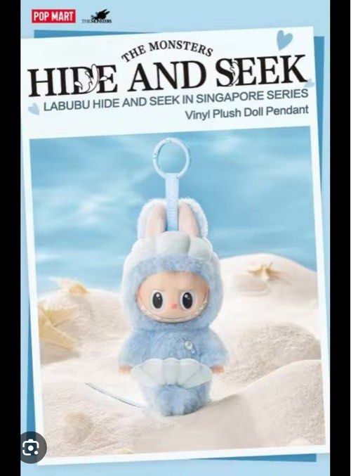 Pop Mart Labubu Hide and Seek Singapore Series Plush, Hobbies & Toys ...