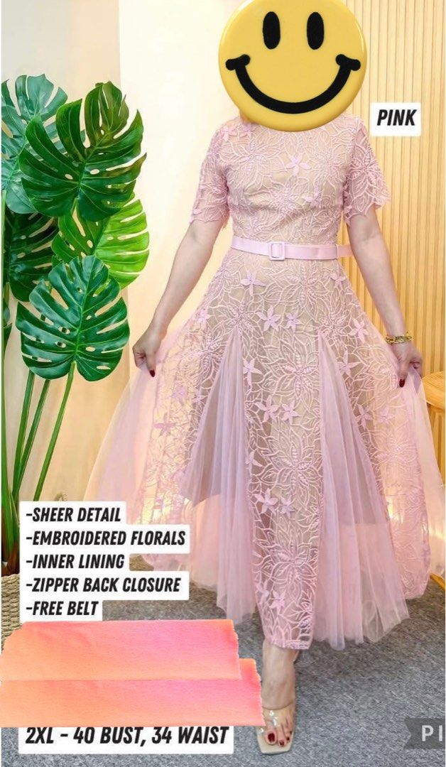 Premium Dress/Gown (Category: Evening dresses & gowns) located in Marikina City. Submitted by bbbiancsss (Listing ID 1392393829, Image 1). Description: Premium Dress/Gown from Bangkok Brandnew 2xl on tag but according to seller size is 40 bust, 34 waist Details already on the photo Photo from the online seller's page as reference on how it looks but model is wearing size S, this one is 2XL. RFS: Wrong Size.