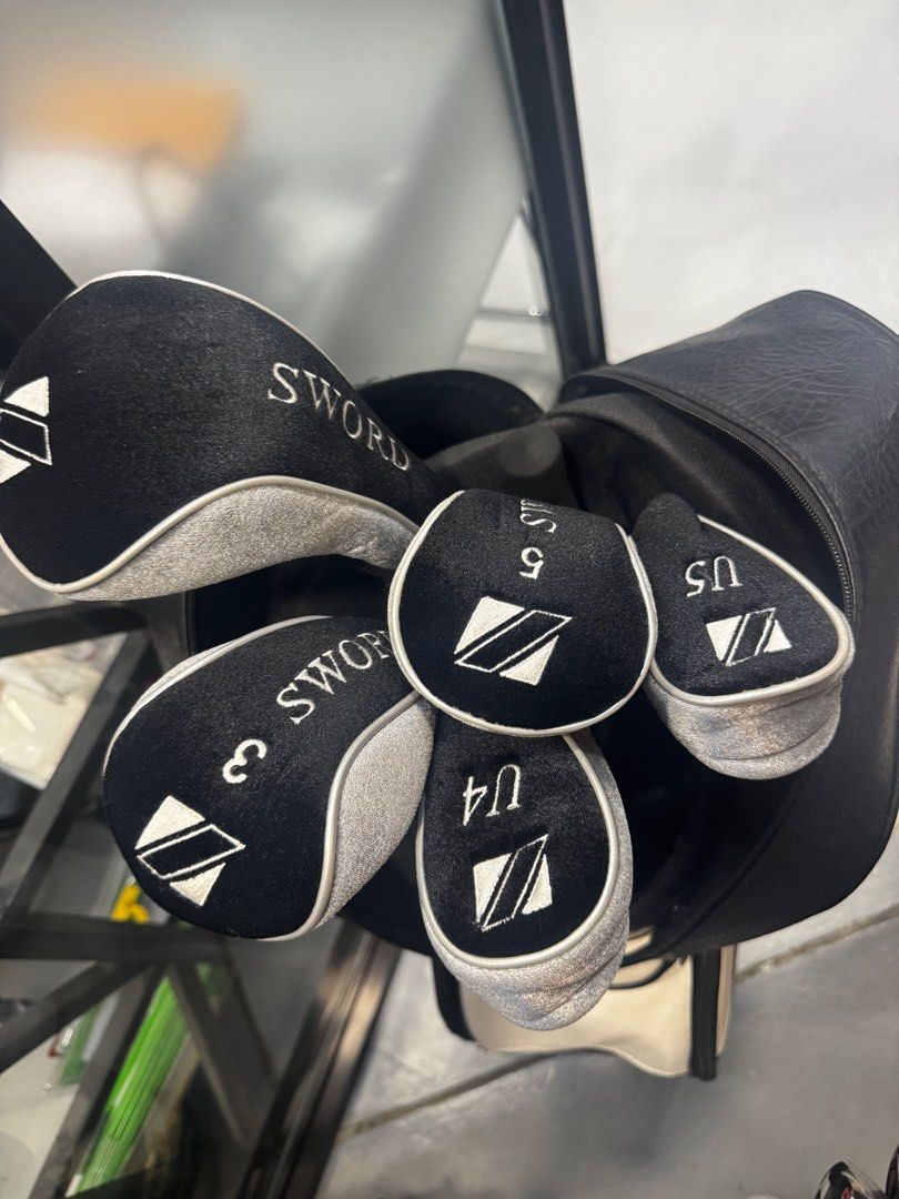 PREMIUM SWORD KATANA GOLF SET (Category: Golf) located in Manila. Submitted by mrbryanri05451 (Listing ID 1392388567, Image 1). Description: For Sale: Sword Katana ATC 589 Graphite Flex - SR 6-7-8-9-P-A-S Putter - Sword PT787 Driver - Sword ATC - 589 9.5° 3wood - Sword ATC 589 16° 5wood - Sword ATC 589 20° 4utility - Sword ATC 589 20° 5utility - Sword ATC 589 23° .