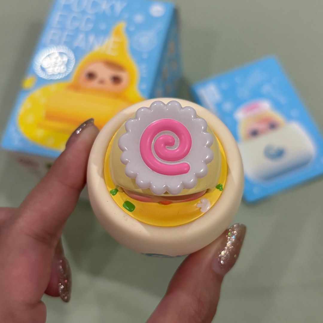 Pucky Egg Beanie Steamed Egg Mini Figurine (Category: Designer & Blind Box Toys) located in Antipolo. Submitted by de.klutter (Listing ID 1392422576, Image 3). Description: POPMART Pucky Egg Beanie Series Blindbox: Steamed Egg Mini Figure CONDITION: Brand new! Just bought recently from Fully Booked. Still comes with its original box, foil & card packaging Open to swap/trade with: Pucky Egg Tart, Nyota Poem, Nyota Feeling, Nyota Hidden in Autumn P