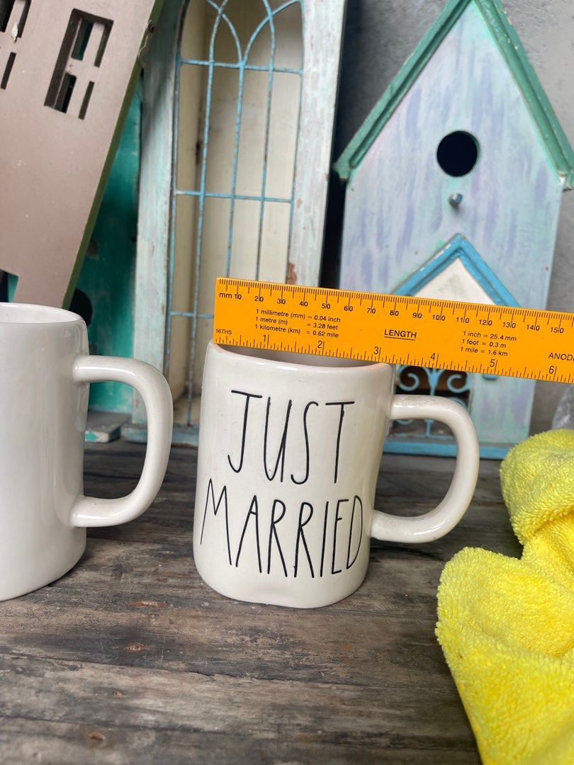 Rae Dunn Mugs BFF, Just Married (Category: Coffee & Tea Tableware) located in San Fernando. Submitted by sugar_1005 (Listing ID 1392382660, Image 2). Description: INDIVIDUAL PRICE: 250 Unused but natambak for so long~ •Needs Cleaning •Please manage your expectations, some may have "hairline" cracks but not TOTALLY cracked.