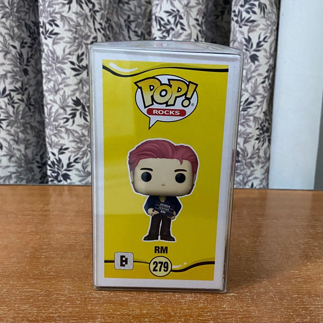 RM BTS Funko Pop #279 (Category: K-Wave Merchandise) located in Silang. Submitted by z__zene (Listing ID 1392432782, Image 3). Description: Bought for ₱650 selling it for ₱450 + SF only taken out of the box ONCE! comes with protective case, in very good condition — no flaws :) reason for selling: i'm decluttering some of my kpop stuff 📍 Location: Silang, Cavite 💵 Payment: Maya / GCash 📦 Delivery: Lalamove.