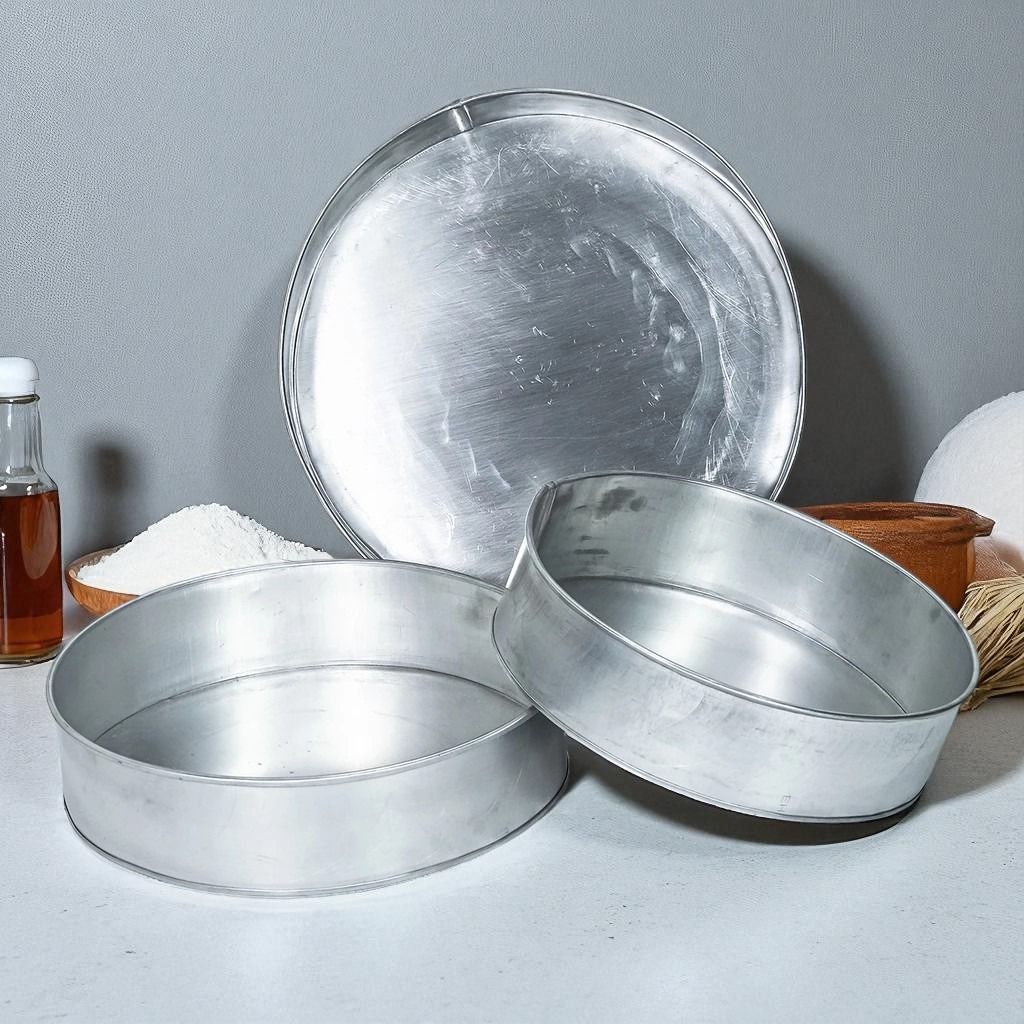 Round Baking Pan Aluminum Molder (Category: Cookware & Accessories) located in Caloocan City. Submitted by 3hctrading (Listing ID 1392362248, Image 3). Description: Round Baking Pan Aluminum Molder Size Options: - Diameter 7 x Height 2.5-Inches (approx.) - Diameter 8 x Height 2.5-Inches (approx.) - Diameter 9 x Height 2.5-Inches (approx.) - Diameter 9.50 x Height 2.5-Inches (approx.) - Diameter 10 x Height 2.5-Inches (approx.) - Diameter 11 x Hei