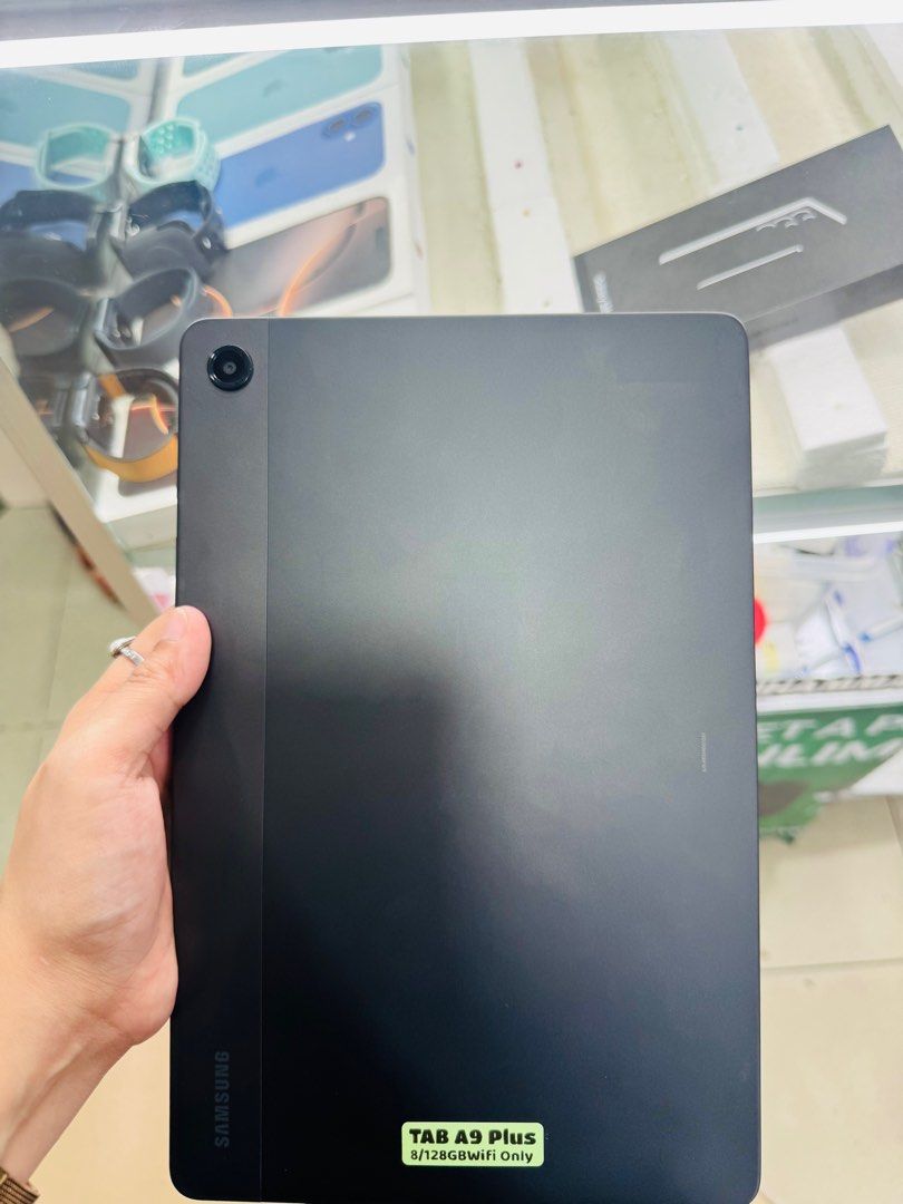 Samsung A9 Plus 8/128GB Wifi only no issues 98% smooth (Category: Android) located in San Juan City. Submitted by najihahtelecomshop2018 (Listing ID 1392447008, Image 2). Description: Legit Store | Original unit FOR SALE | TRADE / SWAP ▫️INSTALLMENT thru: 🔸Credit Card (straight / installment) 🔸Ggives / Gcredit + 6% interest 🔸Spay Later + 6% interest (RFS: Buy and Sell any kinds of Gadgets) Description: Samsung Tab A9 Plus 8/128GB Wifi only No 