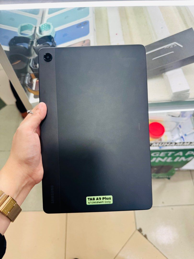 Samsung A9 Plus 8/128GB Wifi only no issues 98% smooth (Category: Android) located in San Juan City. Submitted by najihahtelecomshop2018 (Listing ID 1392447008, Image 1). Description: Legit Store | Original unit FOR SALE | TRADE / SWAP ▫️INSTALLMENT thru: 🔸Credit Card (straight / installment) 🔸Ggives / Gcredit + 6% interest 🔸Spay Later + 6% interest (RFS: Buy and Sell any kinds of Gadgets) Description: Samsung Tab A9 Plus 8/128GB Wifi only No 