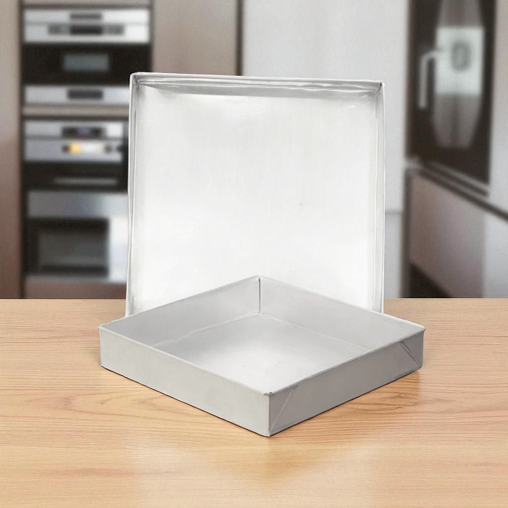 Square Aluminum Baking Pan (Category: Bakeware) located in Caloocan City. Submitted by 3hctrading (Listing ID 1392367114, Image 2). Description: Square Aluminum Baking Pan 📏 Size Options: - 7 x 2-Inches (approx.) - 8 x 2-Inches (approx.) - 9 x 2-Inches (approx.) - 10 x 2-Inches (approx.) - 11 x 2-Inches (approx.) - 12 x 2-Inches (approx..