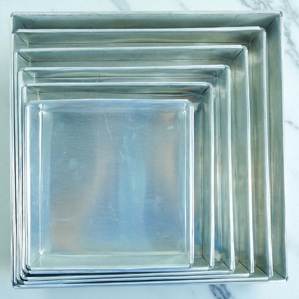 Square Aluminum Baking Pan (Category: Bakeware) located in Caloocan City. Submitted by 3hctrading (Listing ID 1392367114, Image 1). Description: Square Aluminum Baking Pan 📏 Size Options: - 7 x 2-Inches (approx.) - 8 x 2-Inches (approx.) - 9 x 2-Inches (approx.) - 10 x 2-Inches (approx.) - 11 x 2-Inches (approx.) - 12 x 2-Inches (approx..