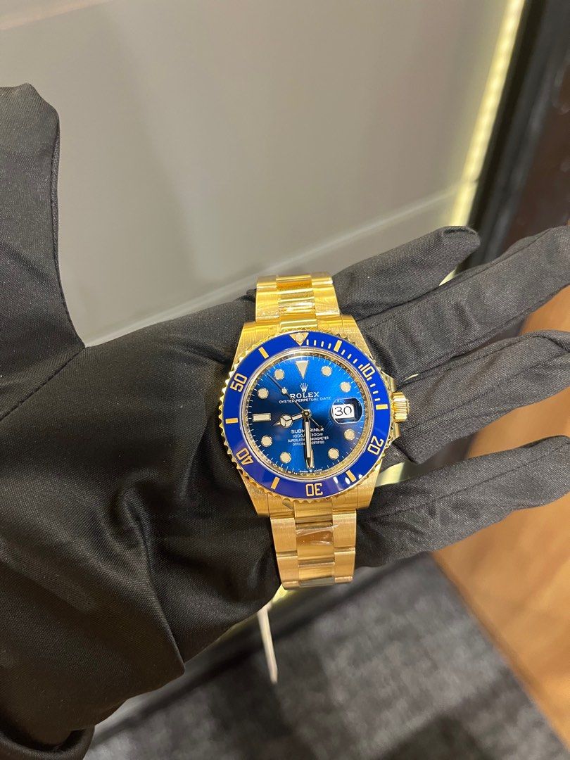 Submariner date (Category: Luxury Watches) located in Marikina City. Submitted by yaniyanyan (Listing ID 1392391049, Image 3). Description: ROLEX Submariner Date 41 Full YG Bluesy • Ref 126618LB • Yr 2023 • w/ Original Papers.