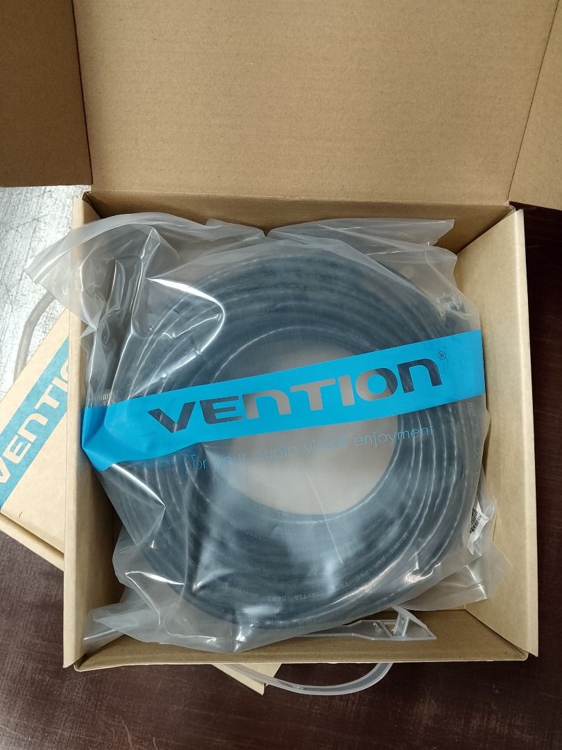 Vention 30M Cat6 UTP Patch Ethernet Cable Black IBEBT (Category: Cables & Adaptors) located in Pasig City. Submitted by technofuseofficial (Listing ID 1392396129, Image 3). Description: Vention 30M Cat6 UTP Patch Ethernet Cable Black IBEBT Brand New and Original Items Store Location: 4F Unit 402, 604 Shaw Boulevard, Barangay Kapitolyo, Pasig City Same Day Delivery: - Lalamove delivery within Metro Manila - For walk-ins: Always PM first for item a