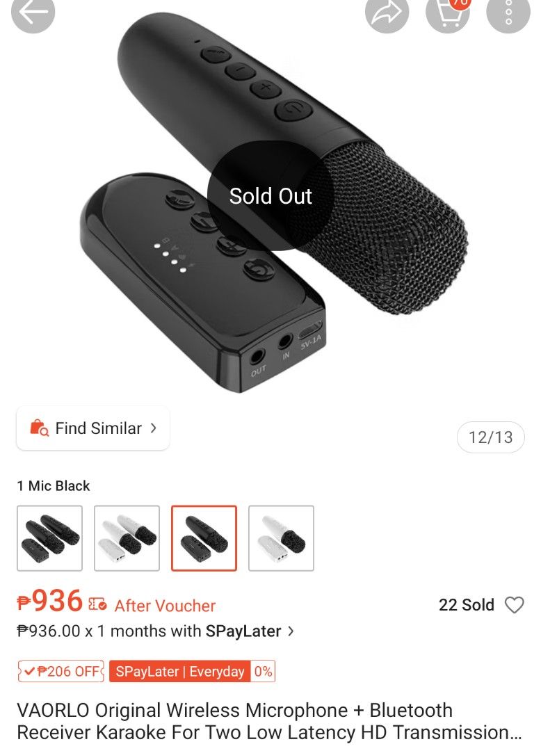 Wireless microphone (Category: Microphones) located in Pateros City. Submitted by randomsheesh (Listing ID 1392462370, Image 3). Description: wireless microphone/Reciever may iba ibang mode professional mode, KTV sound at voice changer. nakakabit sa speaker using AUX cable. P500 only slightly negotiable. Pateros location..