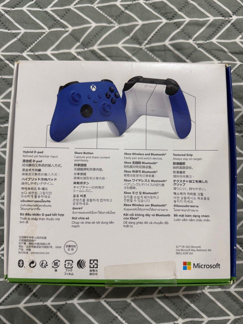 Xbox Controller Wireless Shock Blue (Category: Xbox) located in Alfonso. Submitted by kr1stoffer (Listing ID 1392375856, Image 2). Description: XBOX Wireless Controller Shock Blue Brandnew Bought from 3195 2500 only Location: Cavite/Taguig .