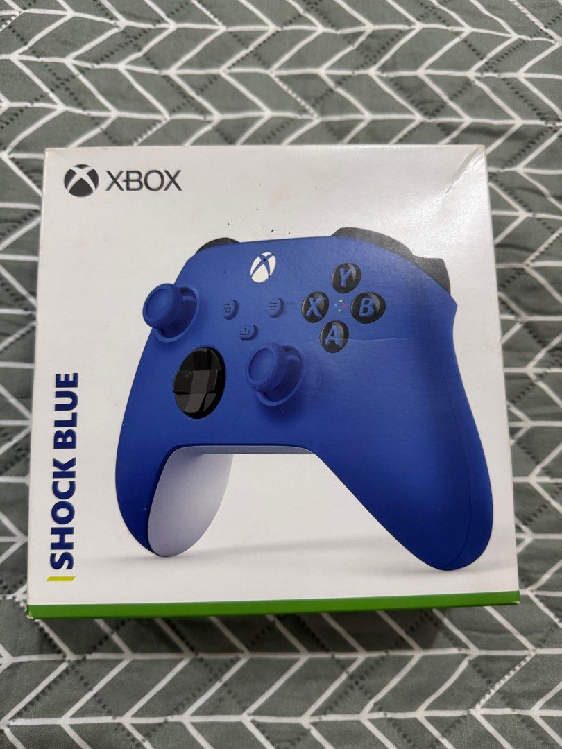 Xbox Controller Wireless Shock Blue (Category: Xbox) located in Alfonso. Submitted by kr1stoffer (Listing ID 1392375856, Image 1). Description: XBOX Wireless Controller Shock Blue Brandnew Bought from 3195 2500 only Location: Cavite/Taguig .