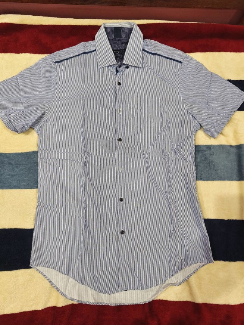 Zara Man Formal Polo (Shirt) (Category: Formal Shirts) located in Quezon City. Submitted by jasonla03 (Listing ID 1392332923, Image 1). Description: 💵 Dimension: 28 x 19.5 M 💯 Legit/Authentic ▪️DM me if interested 📩 ▪️Delivery via Lalamove, Grab, LBC, or J&T ▪️Loc: Kamuning Area, Quezon City.