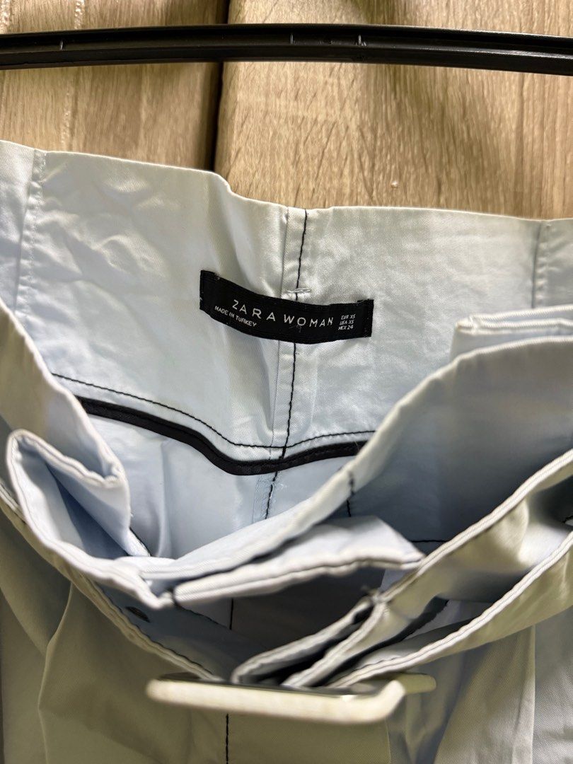 Zara Navy Blue Long Skirt (Category: Skirts) located in Manila. Submitted by miiitch (Listing ID 1392416604, Image 2). Description: Flaw: blue faded ink, please see 3rd photo barely noticeable).