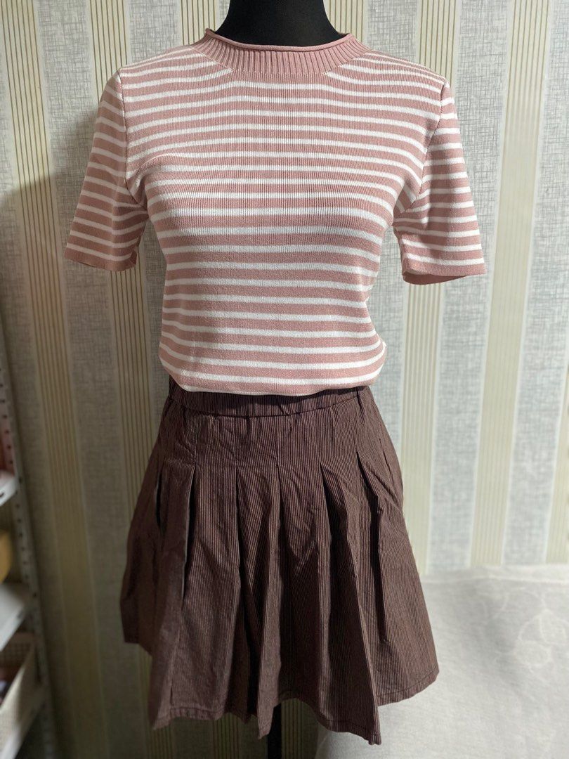5pcs Take All tops and skirt (Category: Sets or Coordinates) located in Imus. Submitted by pytshoppe (Listing ID 1392600113, Image 2). Description: Fit to small and medium body frame Good as new Used once Stretchable.