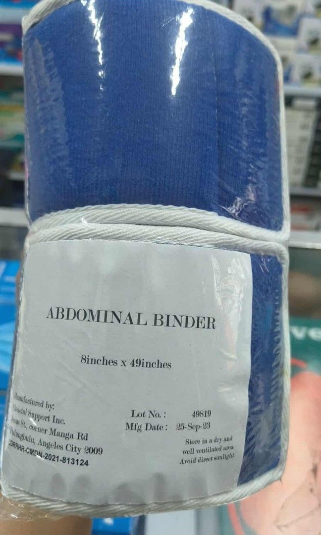 Abdominal binder for caesarians (Category: Medical Supplies & Tools) located in Quezon City. Submitted by noblebear_da8751 (Listing ID 1392589493, Image 1). Description: same day delivery kindly send complete details for today's delivery open hours -7-10.