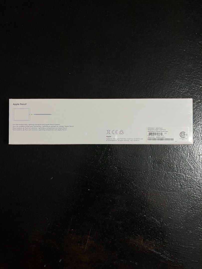 Authentic Apple Pencil 1st Generation (Category: Other Gadgets) located in Quezon City. Submitted by closet.ela (Listing ID 1392543423, Image 3). Description: never opened, never used resells for PHP6590 on the apple website rfs: extra item.