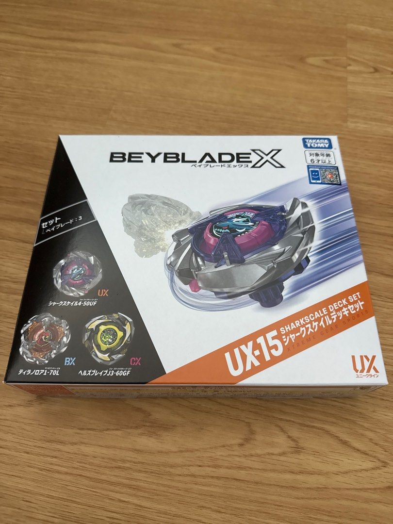 Beyblade X UX15 Sharkscale Deck Set, Hobbies & Toys, Toys & Games on