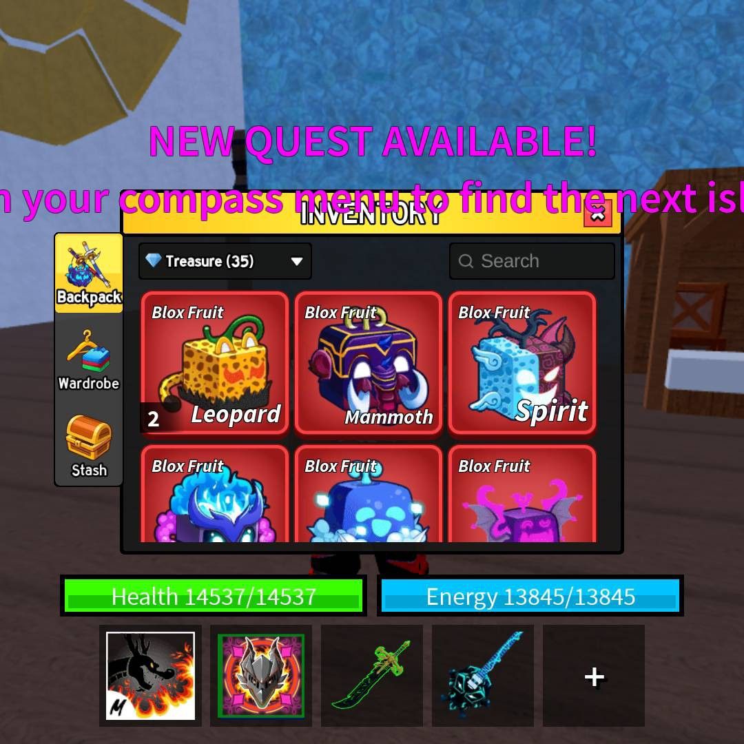 Bloxfruit - FRUITS ( GAMEPASS STOCK ) (Category: In-Game Products) located in Quezon City. Submitted by jhner (Listing ID 1392522260, Image 2). Description: GAMEPASS FAST BOAT - 150 2x MASTERY - 150 2x MONEY - 150 2x DROP - 150 FRUIT STORAGE - 150 DARKBLADE - 444 FRUIT NOTIFIER - 999 5x LEGENDARY SCROLLS - 296 3x MYTHICAL SCROLLS - 555 PERMS - DM Eagle (skin) glacier 20 kitsune 140 Dough 40 T-rex 50 Pain 40 Leopard/Tiger 200 Mammoth 40 Gas 40 Yet