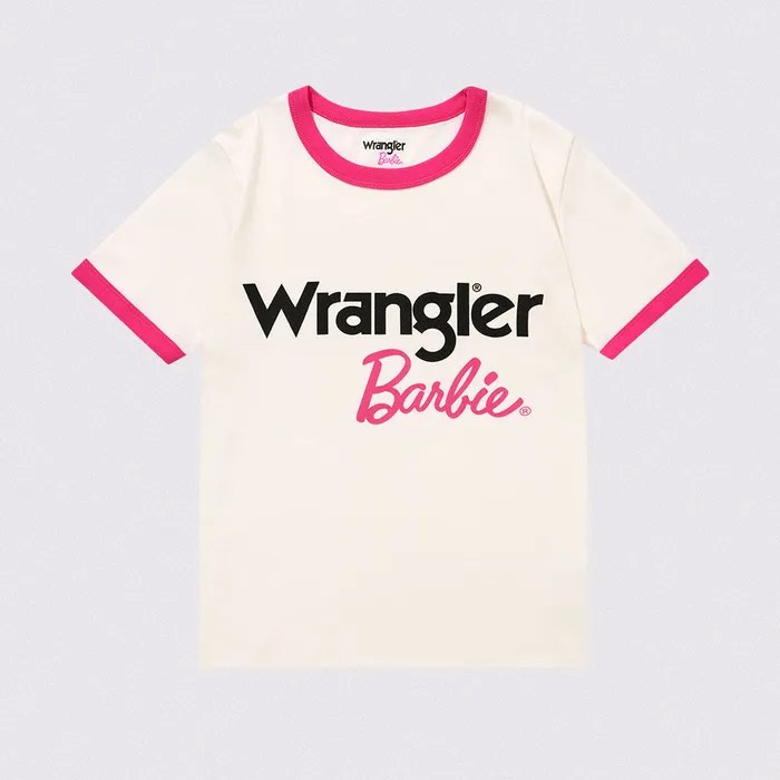 (BNWT) Wrangler x Barbie - Ringer Tee (gucci prada louis vuitton ...