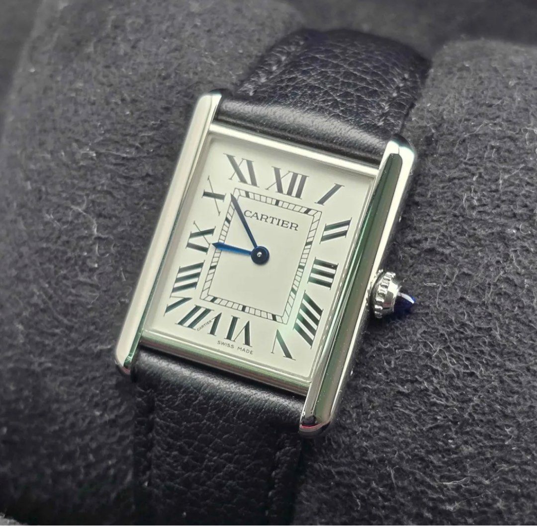 Cartier Tank Must (Category: Luxury Watches) located in Manila. Submitted by troy_anthonyy (Listing ID 1392527635, Image 1). Description: Cartier Tank Must Large (2021) • Complete Set – Box & Card • International Warranty until 2029 • Excellent Condition A modern take on Cartier’s iconic Tank design — the Tank Must Large offers timeless elegance and versatility, perfect for daily wear or formal occasions. 💰 ₱160,000 .