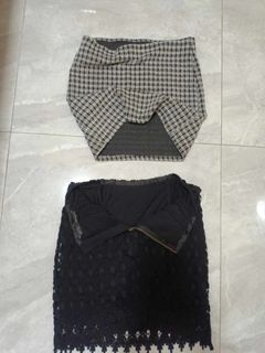 格仔及蕾絲裙裝/50x264218033964547110