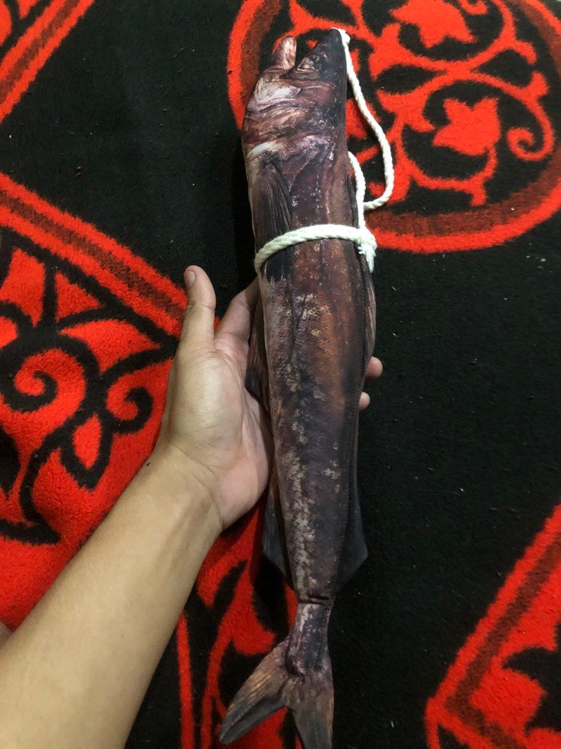 Dried fish plush toy (Category: Plushies & Soft Toys) located in Quezon City. Submitted by markgolveo (Listing ID 1392644777, Image 2). Description: Dried fish plush toy.