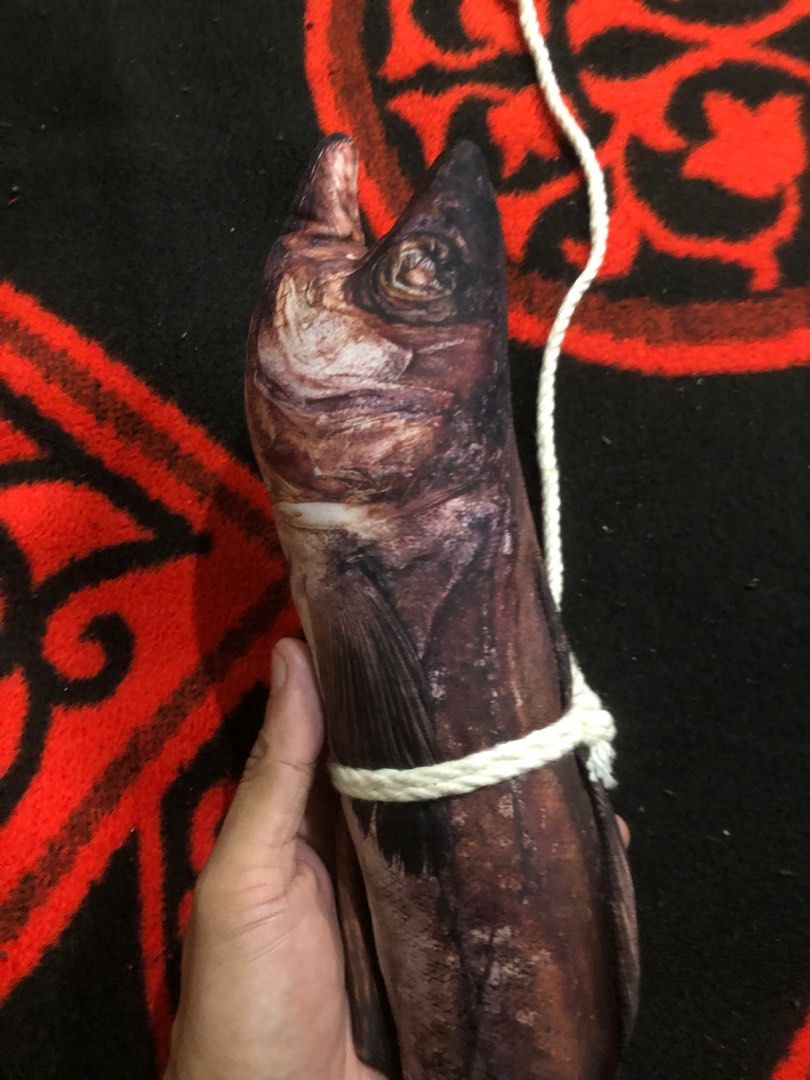 Dried fish plush toy (Category: Plushies & Soft Toys) located in Quezon City. Submitted by markgolveo (Listing ID 1392644777, Image 3). Description: Dried fish plush toy.