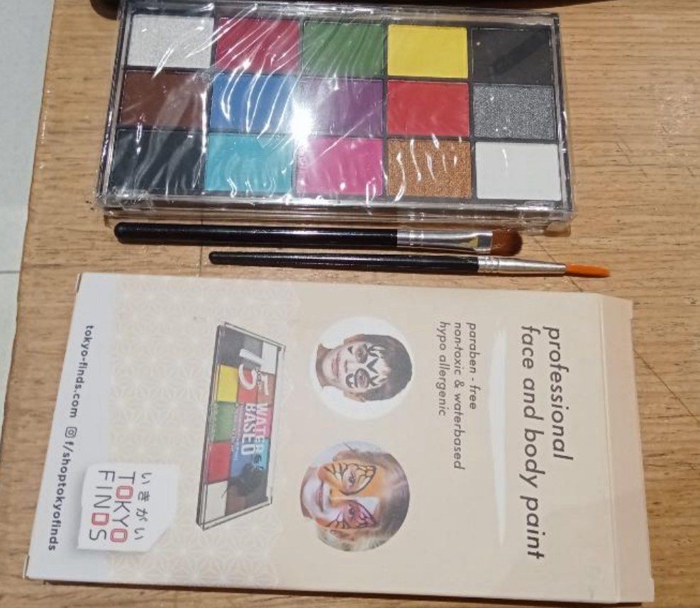 Face and body paint palette (Category: Face Care) located in Pasay City. Submitted by shirley.manacsa (Listing ID 1392524469, Image 1). Description: .