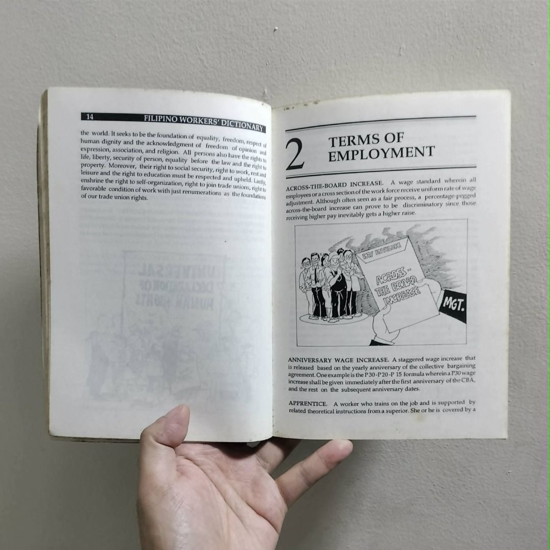 FILIPINO WORKERS' DICTIONARY (Category: Textbooks) located in Antipolo. Submitted by serjyms (Listing ID 1392582723, Image 3). Description: FILIPINO WORKERS' DICTIONARY Carlos Antonio Q. Anonuevo Friedrich Ebert Stiftung 1992, paperback, 144 pages Selling Price: Php299+sf Condition: Good Condition, Authentic Copy, Preloved Location: Antipolo City, Rizal Mode of Payment: GCash Mode of Delivery: J&T, LBC, Lalamove For inquiries, feel free to messag