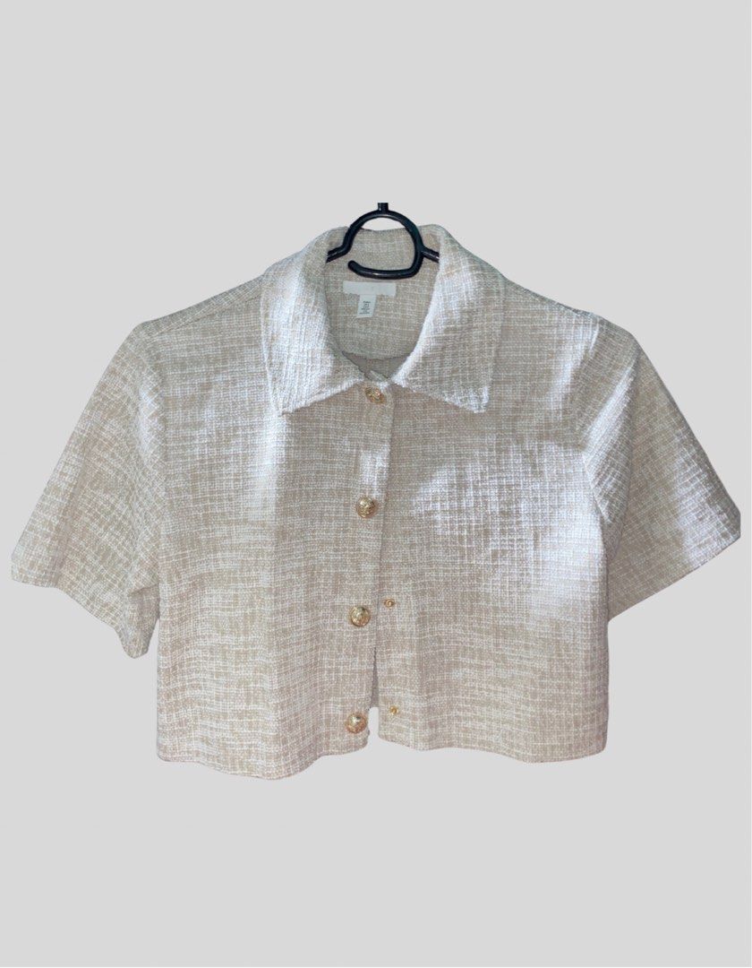 H&M Jersey Cardigan Beige (Small) (Category: Blouses) located in Manila. Submitted by godeclutterwithme (Listing ID 1392659484, Image 1). Description: Open for offers! Item used once, washed once. Rfs: Wrong size. No issue! Bought for PHP 1499, I think, at H&M's physical store. Size is small, I grabbed some photos from H&M website for more specific details. Very very good quality! .
