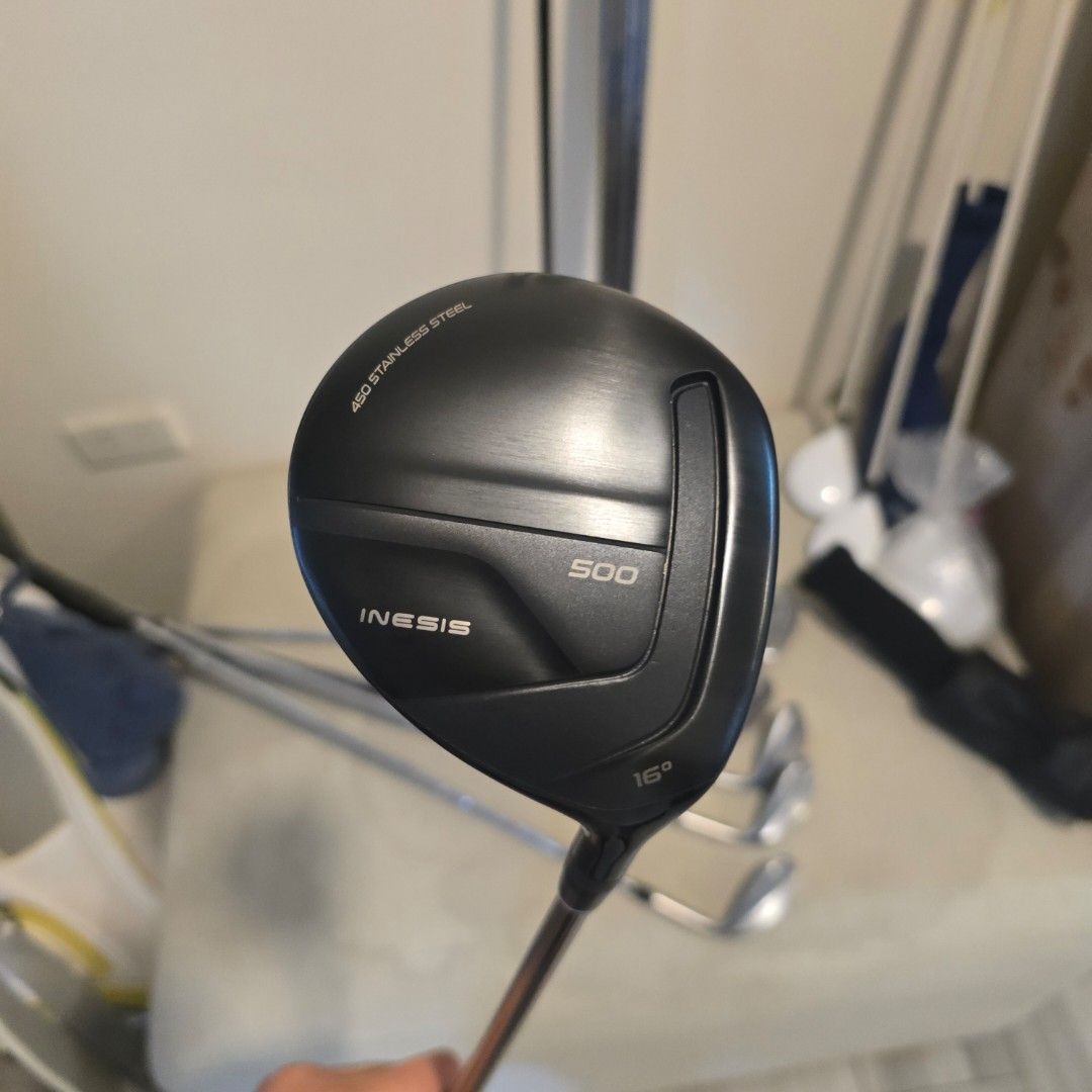 Inesis 500 3 Wood 15° (Category: Golf) located in Pasig City. Submitted by doubleyami (Listing ID 1392536432, Image 1). Description: Inesis 500 3 Wood 15° - Stiff Flex UST Mamiya Elements Chrome Shaft 6F3 - Grip in Good Condition - 9/10 Slightly Used P2, 500.