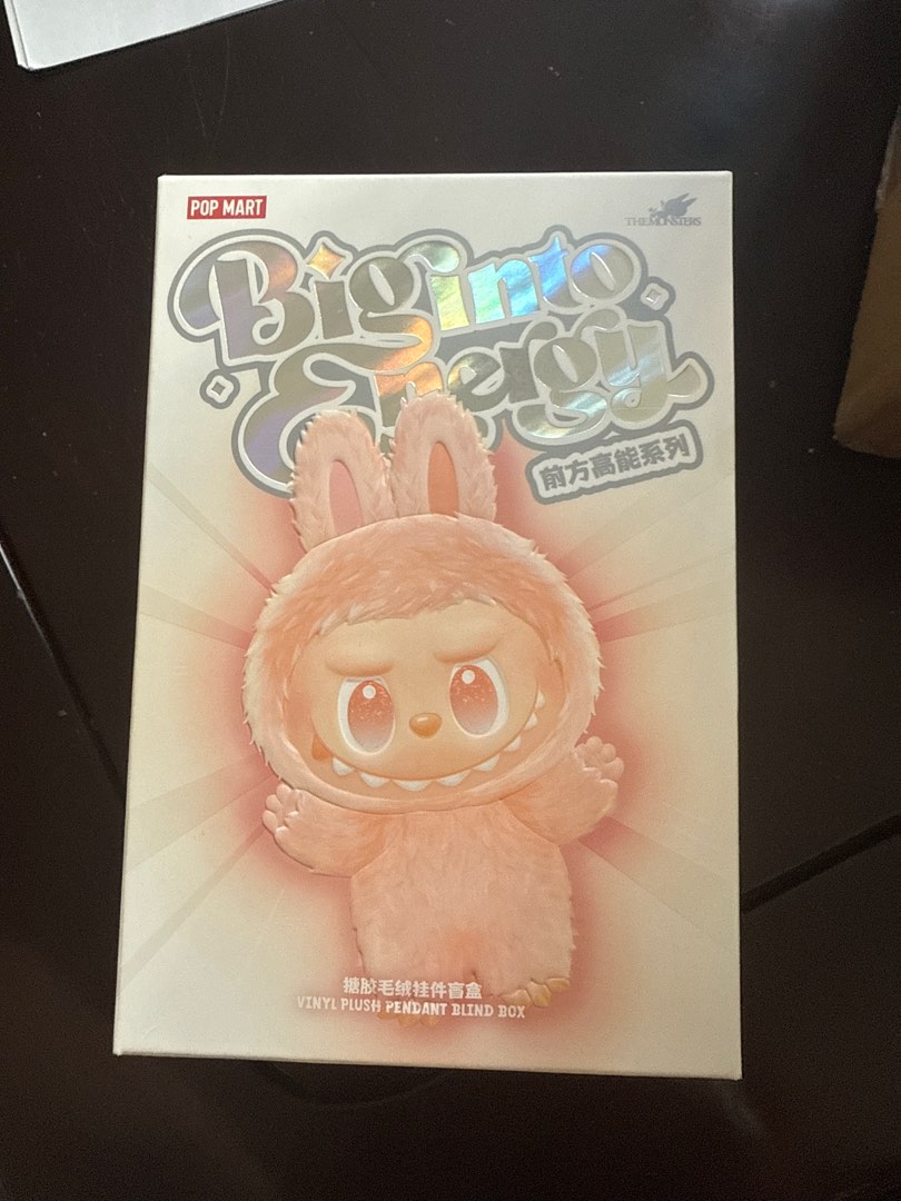 labubh Big Into Energy Vinyl Plush Blind Box, Hobbies & Toys, Toys ...