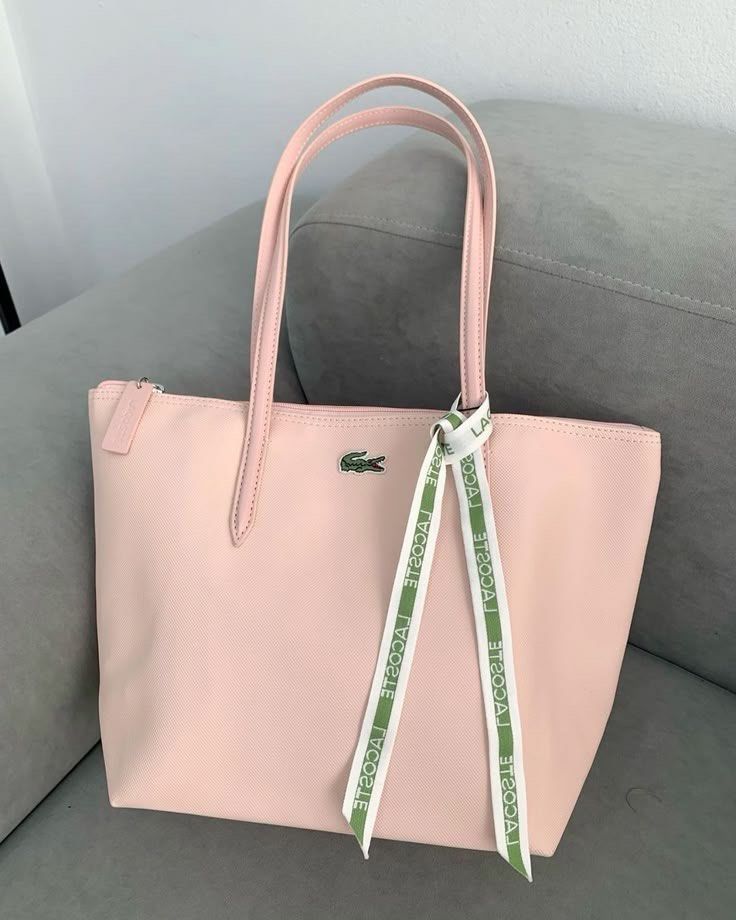 Lacoste Mini Pink Tote Bag